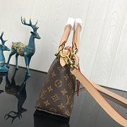 Louis Vuitton Monogram Canvas V BB Tote Bag In Red 27cm - 4
