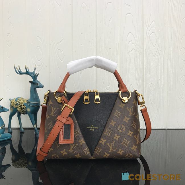 Louis Vuitton Monogram Canvas V BB Tote Bag In Black 27cm - 1
