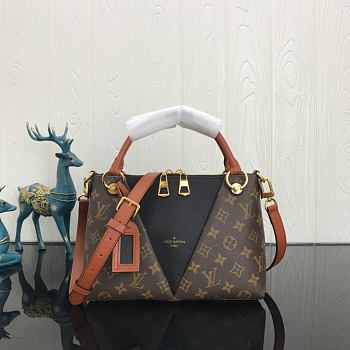Louis Vuitton Monogram Canvas V BB Tote Bag In Black 27cm