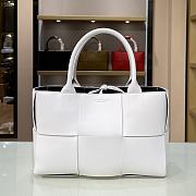 Bottega Veneta Arco Tote Bag In White 44052 Size 36x24x12cm - 1