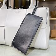 Bottega Veneta Arco Tote Bag In White 44052 Size 36x24x12cm - 6