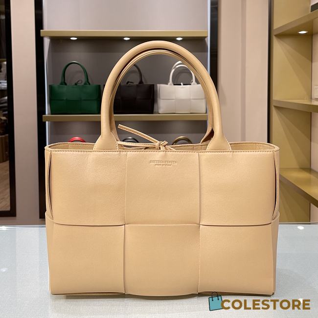 Bottega Veneta Arco Tote Bag In Beige 44052 Size 36x24x12cm - 1