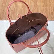 Bottega Veneta Arco Tote Bag In Wine 44052 Size 36x24x12cm - 3