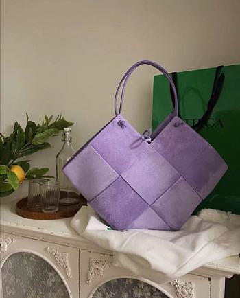Bottega Veneta Suede Intrecciato Tote Bag Size 38x13x10cm