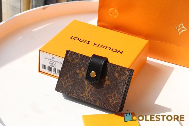 Louis Vuitton Card Holder Monogram In Black M69761 Size 10x8x2cm - 1