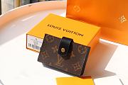Louis Vuitton Card Holder Monogram In Black M69761 Size 10x8x2cm - 1