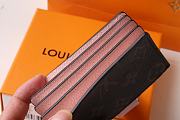 Louis Vuitton Card Holder Monogram In Pink M69761 Size 10x8x2cm - 3