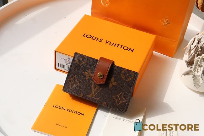 Louis Vuitton Card Holder Monogram In Brown M69761 Size 10x8x2cm - 1