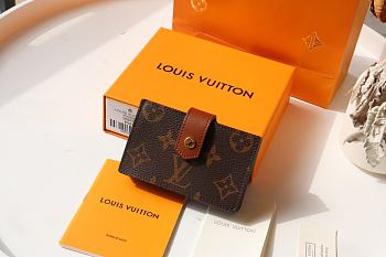 Louis Vuitton Card Holder Monogram In Brown M69761 Size 10x8x2cm