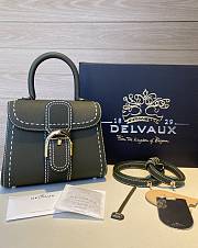 Delvaux Brilliant MM Surpique In Rodeo Calf Size 20x12x15cm - 1