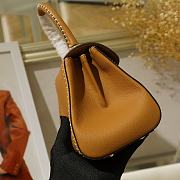 Delvaux Brilliant MM Surpique In Brown Rodeo Calf Size 20x12x15cm - 2