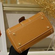 Delvaux Brilliant MM Surpique In Brown Rodeo Calf Size 20x12x15cm - 4