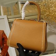 Delvaux Brilliant MM Surpique In Brown Rodeo Calf Size 20x12x15cm - 5