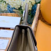 Delvaux Brilliant Mini In Grey Box Calf Size 20x12x15cm - 3
