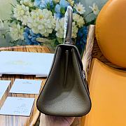 Delvaux Brilliant Mini In Grey Box Calf Size 20x12x15cm - 4