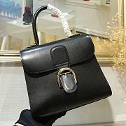 Delvaux Brilliant Mini In Grey Box Calf Size 24x13x21cm - 3