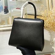 Delvaux Brilliant Mini In Grey Box Calf Size 24x13x21cm - 4