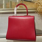 Delvaux Brilliant MM In Red  Box Calf Size 24x13x21cm - 6