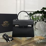 Delvaux Tempête Small Camaïeuin Box Calf Size 28x11x22cm - 1