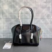 Givenchy medium Antigona Lock Tote Bag In Black BB50G Size 33x23x17cm - 1