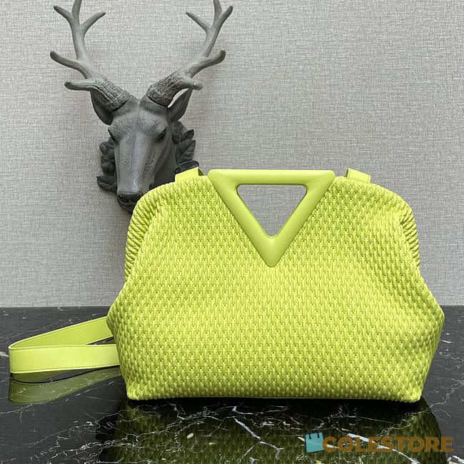 Bottega Veneta Point Top-Handle Bag In Lemond 661986 Size 35×12×6.5cm - 1