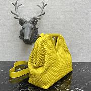 Bottega Veneta Point Top-Handle Bag In Yellow 661986 Size 35×12×6.5cm - 5