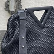 Bottega Veneta Point Top-Handle Bag In Black 661986 Size 35×12×6.5cm - 4
