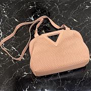 Bottega Veneta Point Top-Handle Bag In Pink 661986 Size 35×12×6.5cm - 6