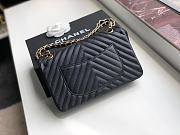 Chanel Classic Chervon Caviar Calfskin Gold Hareware 25.5cm - 4