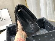 Chanel Lambskin & Black Metal Handbag Size 25cm - 4