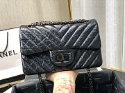 Chanel Lambskin Black Metal Handbag Size 20cm - 5