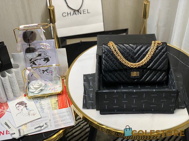 Chanel Lambskin & Gold-tone Metal Handbag Size 25cm - 1