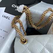 Chanel Mini Reissue Phone Crossbody Bag In Light Grey Size 17x13x5.5cm - 4