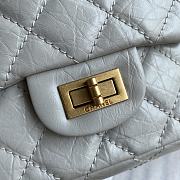 Chanel Mini Reissue Phone Crossbody Bag In Light Grey Size 17x13x5.5cm - 2