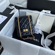 Chanel Mini Reissue Phone Crossbody Bag In Black Size 17x13x5.5cm - 1