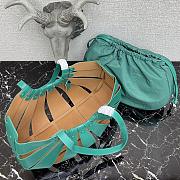 Bottega Veneta The Shell Bag In Blue 65157 Size 40×12×25cm - 2