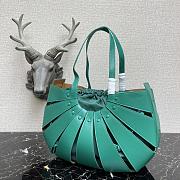 Bottega Veneta The Shell Bag In Blue 65157 Size 40×12×25cm - 6