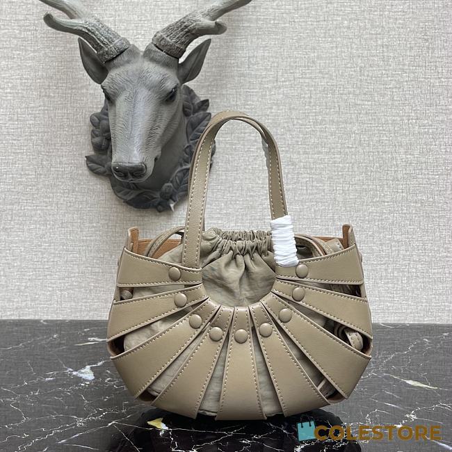 Bottega Veneta The Shell Bag In Grey 65157 Size 40×12×25cm - 1