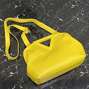 Bottega Veneta Medium Point Top-Handle Bag In Yellow 65244 Size 35x12x6.5cm - 6