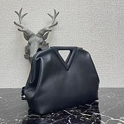 Bottega Veneta Medium Point Top-Handle Bag In Black 65244 Size 35x12x6.5cm - 4