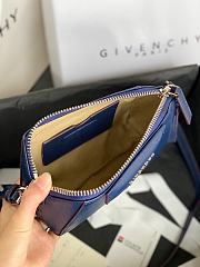 Givenchy Antigona Nano Crossbody Bag In Blue BBU01 Size 18x13x7cm  - 6