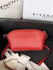 Givenchy Antigona Nano Crossbody Bag In Red BBU01 Size 18x13x7cm  - 3