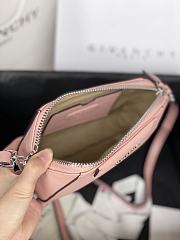 Givenchy Antigona Nano Crossbody Bag In Pink BBU01 Size 18x13x7cm  - 5