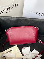 Givenchy Antigona Nano Crossbody Bag In Rose BBU01 Size 18x13x7cm  - 3