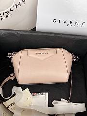 Givenchy Antigona Nano Crossbody Bag In Light Pink BBU01 Size 18x13x7cm  - 1