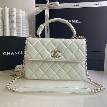Chanel Trendy CC In White Size 25x12x17cm