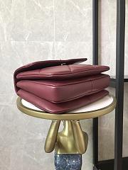 Wine Red Chanel Trendy CC In Large Size 25x17x12cm - 3
