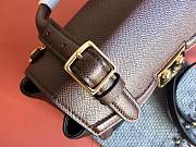 Louis Vuitton Arch Top Handle Bag In Wine M55335 Size 22x20x13cm - 4