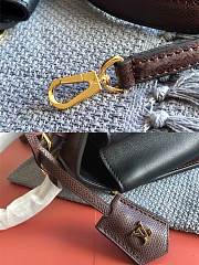 Louis Vuitton Arch Top Handle Bag In Wine M55335 Size 22x20x13cm - 2