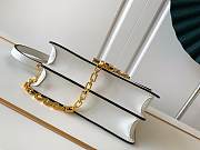 Louis Vuitton Dauphine MM Calfskin Leather In White 25cm - 2